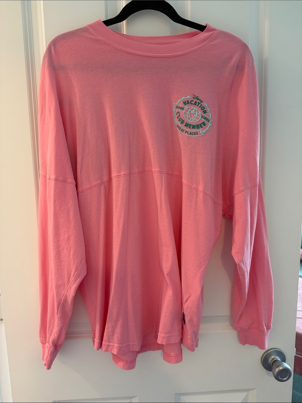 Disney Vacation Club Member DVC Pink Lightweight Spirit Jersey Shirt